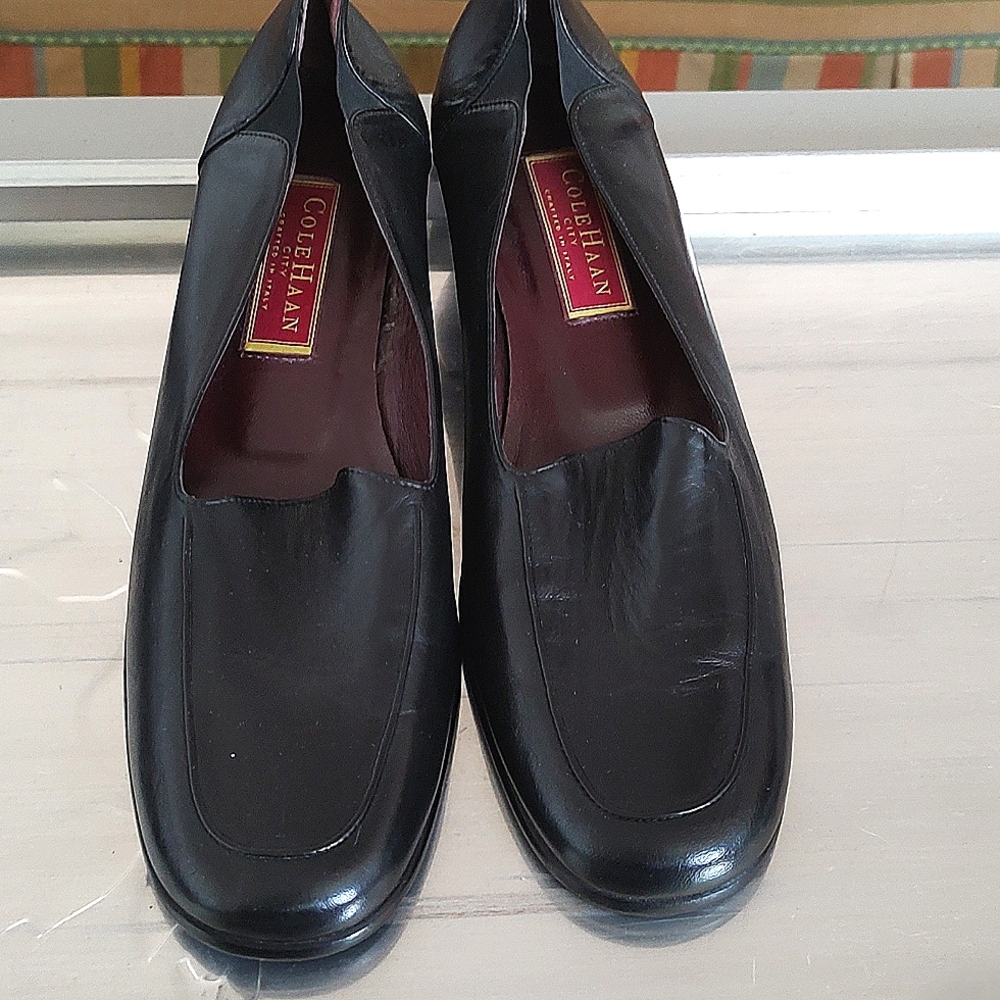 Brand new never worn Cole Haan 10.5  4A black shoes